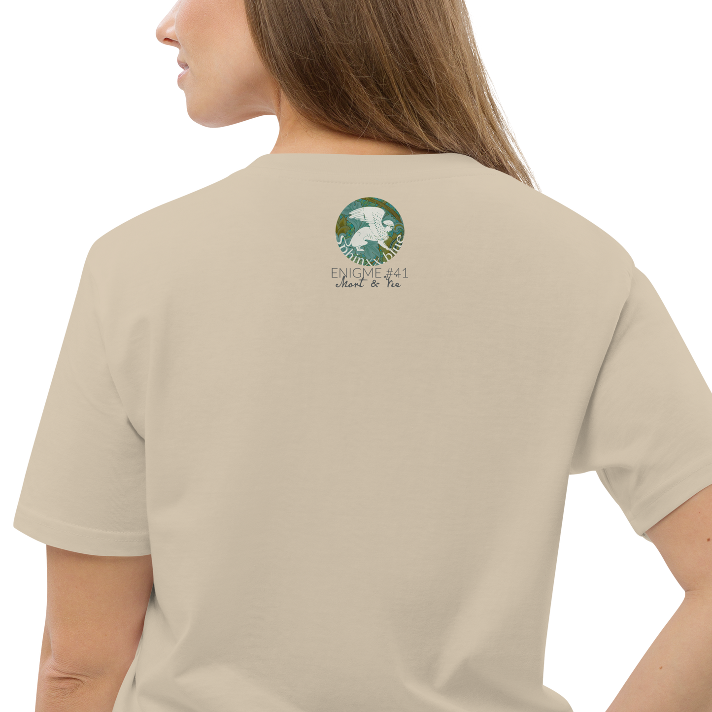 Énigme #41 - Mort & Vie - T-shirt unisexe en coton biologique - imprimé avant/arrière