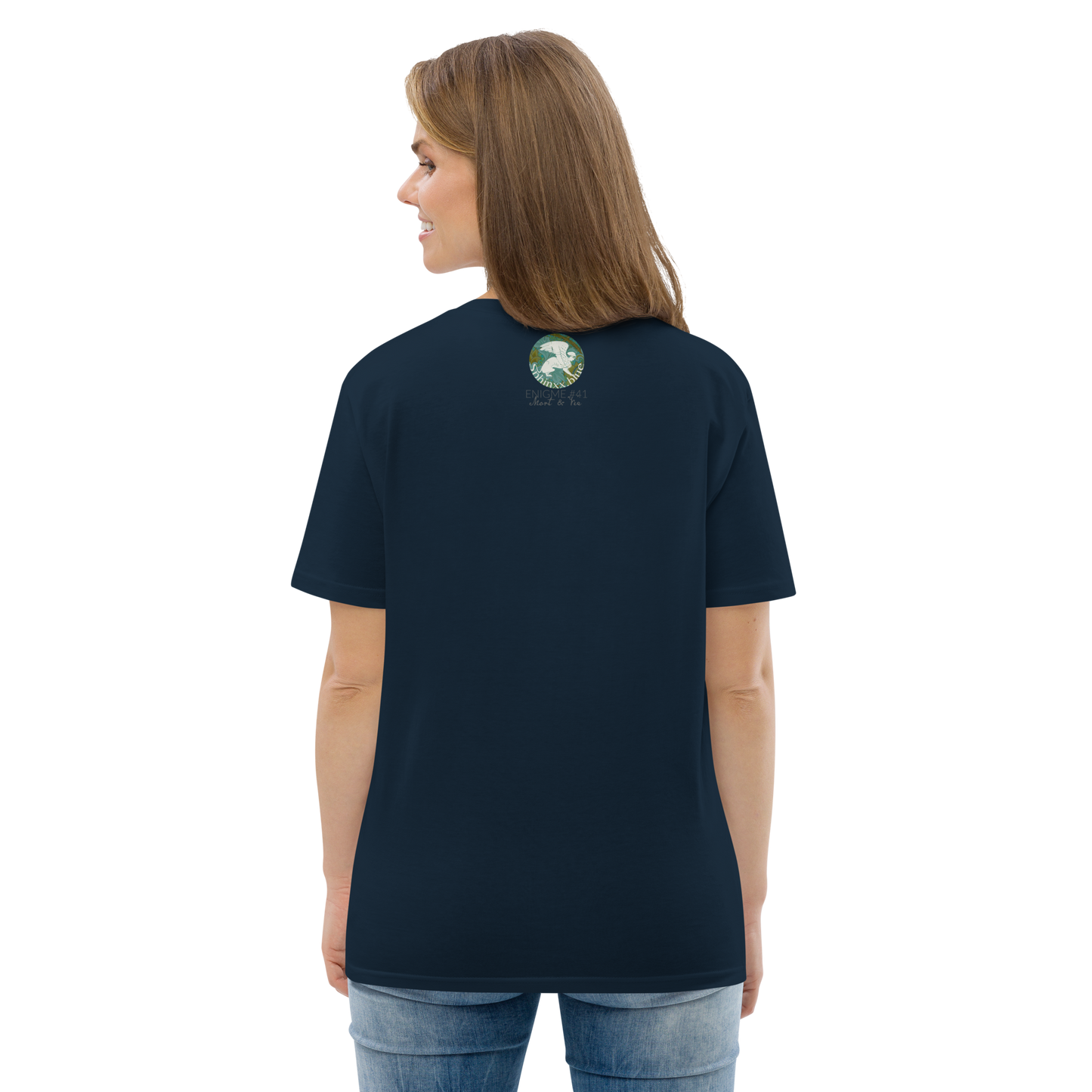 Énigme #41 - Mort & Vie - T-shirt unisexe en coton biologique - imprimé avant/arrière
