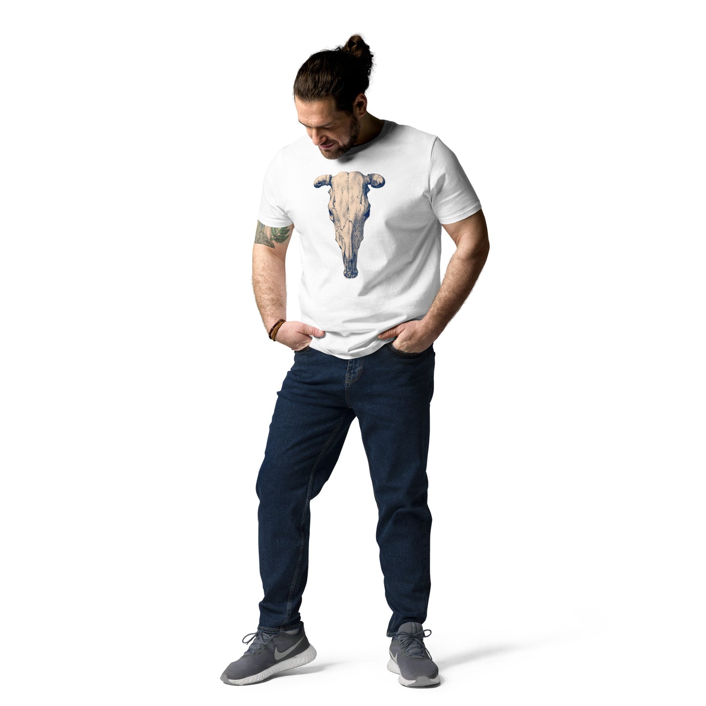 Énigme #41 - Mort & Vie - T-shirt unisexe en coton biologique - imprimé avant/arrière