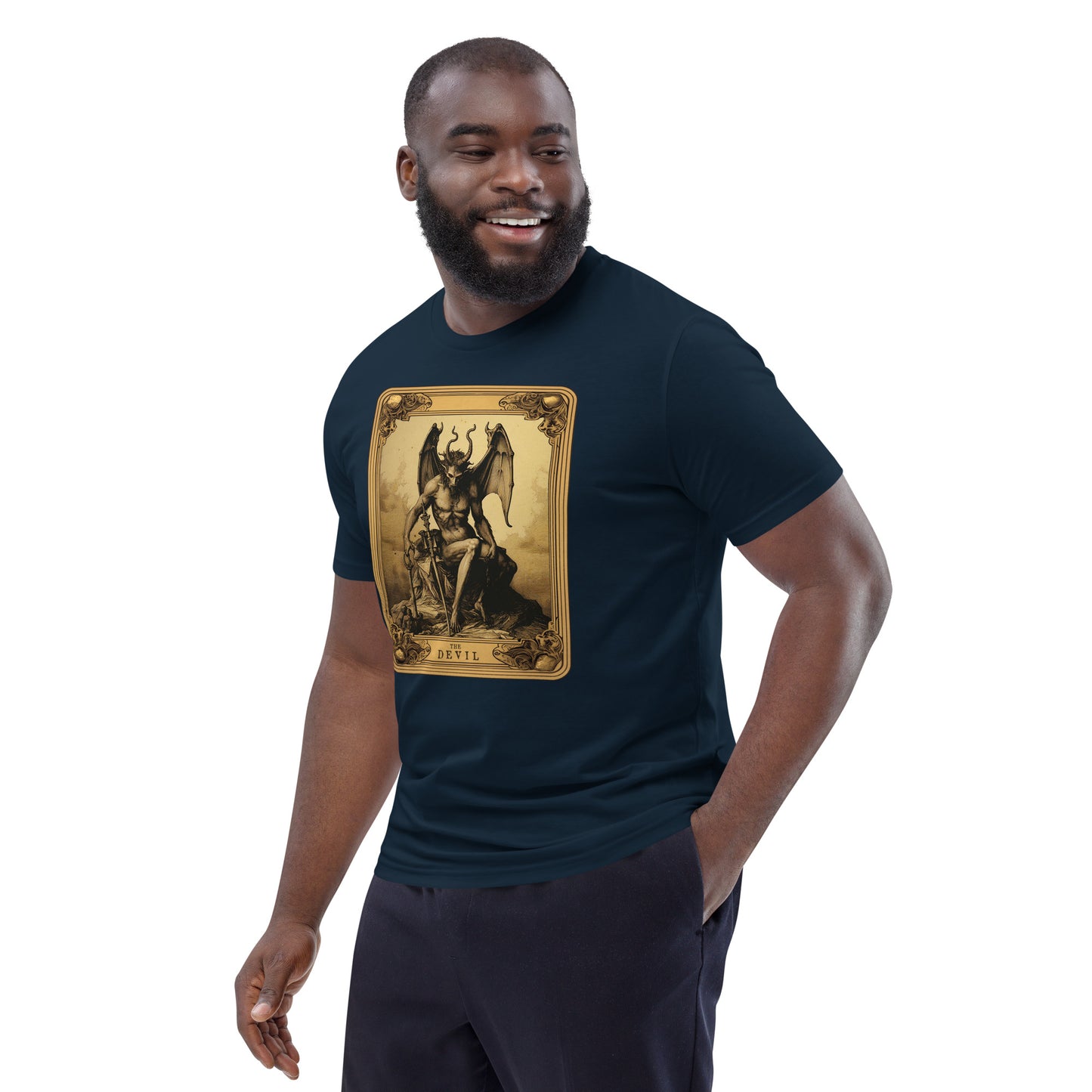 Énigme #69 - Tarot (The Devil) - T-shirt unisexe en coton biologique