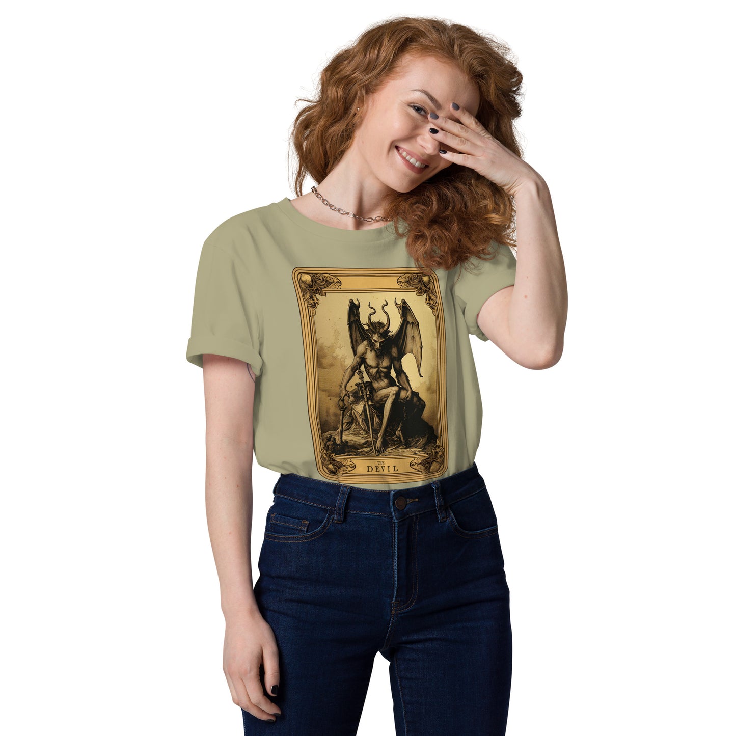 Énigme #69 - Tarot (The Devil) - T-shirt unisexe en coton biologique